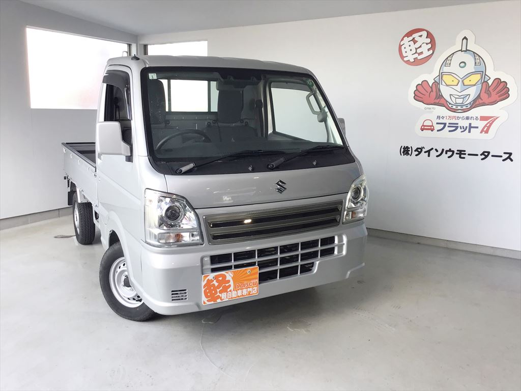 中古車紹介】スズキ キャリー 60周年記念車 4WD DA16T シルバー 軽トラック - ダイソウモータース